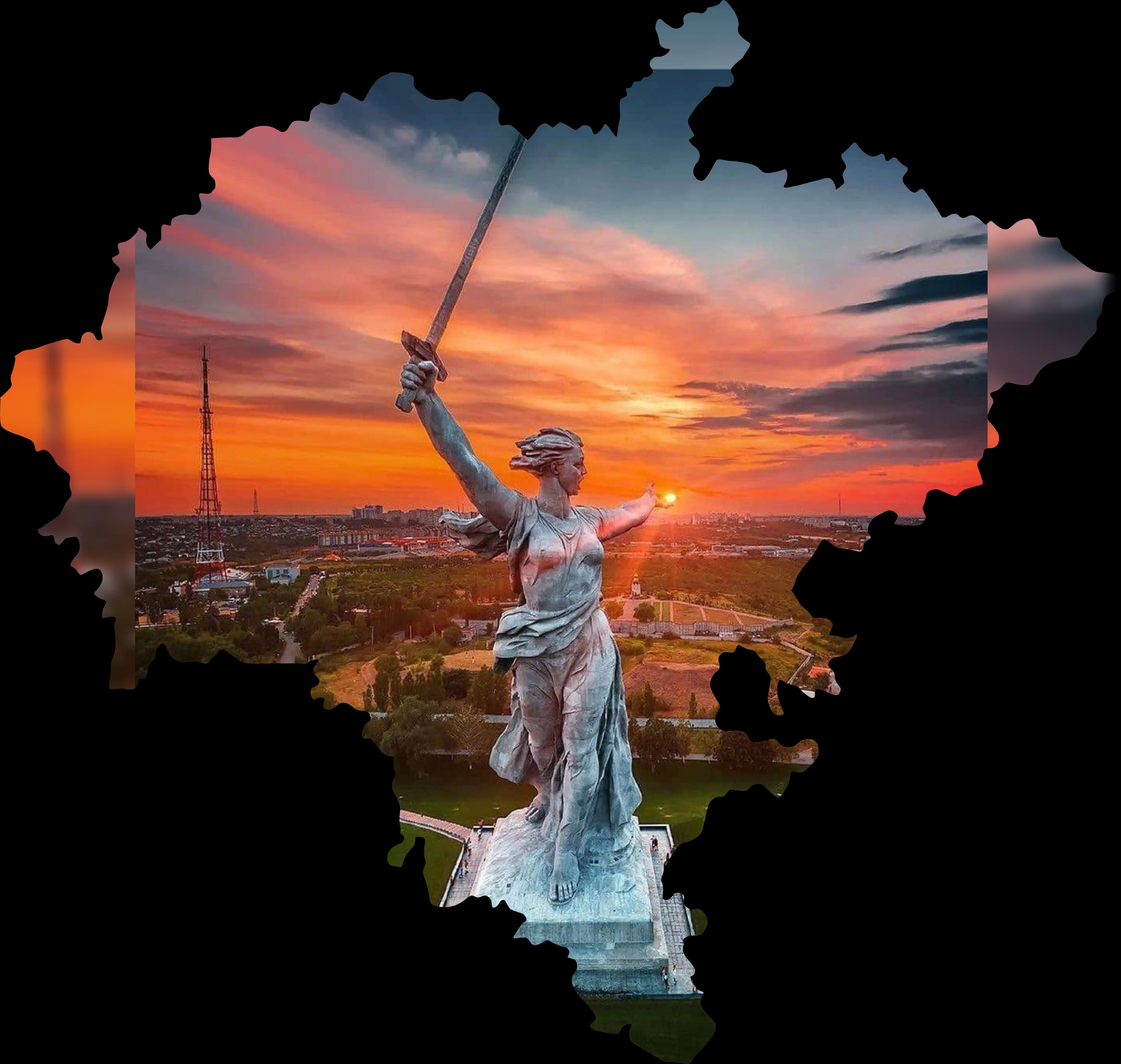 Карта Приволжский Федеральный округ